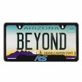 Ipick Image For Ford Focus Rs Black Carbon Fiber Texture Abs Plastic 50 States License Plate Frame