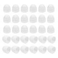 Nut Protection Cap 30pcs M4x7x9mm Plastic Hexagonal Screw Dome Acorn Hex Head Bolt Covers Waterproof Decorative White 