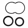 3 Pcs Hydraulic Booster Repair Kit Rubber Black Rebuild Seal Replacement