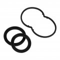 3 Pcs Hydraulic Booster Repair Kit Rubber Black Rebuild Seal Replacement
