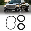3 Pcs Hydraulic Booster Repair Kit Rubber Black Rebuild Seal Replacement