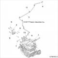 Polaris Rzr Trans Vent Line Assembly 111 Cm Genuine Oem Part Qty 1