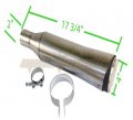Spark Arrestor 18 Stainless With 2 Clamp On Inlet Compatible Dune Buggy