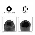 Uxcell 3 4-inch Drive By 38mm Deep Impact Socket 6-point Cr-mo Alloy Steel Metric