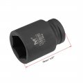 Uxcell 3 4-inch Drive By 38mm Deep Impact Socket 6-point Cr-mo Alloy Steel Metric