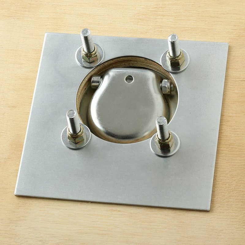 Farm Tough Tools D-ring Recessed 6 000 Lb Tie Down And Backing Plate W 2-1 2 Hardware 9-pack