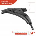 A-premium Front Left Lower Control Arm With Bushing Compatible Toyota Corolla 1988 1989 1990 1991 1992