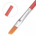 Uxcell Paint Brushes Flat Edge 0 23 Width 05 Thick Nylon Bristle With Wood Handle For Painting Applying Adhesive 10pcs