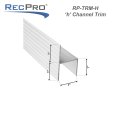 Recpro Rv Trailer 92 Aluminum H-channel Trim H Mill Finish Can Be Painted For Use On Doors And More 2