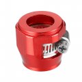 X Autohaux 5 Pcs An10 Hex Car Hose Finisher Flexible Rubber Pipe Clamp With Screw Band Adapter Fitting For Oil Fuel Water Tube
