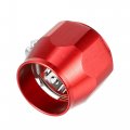 X Autohaux 5 Pcs An10 Hex Car Hose Finisher Flexible Rubber Pipe Clamp With Screw Band Adapter Fitting For Oil Fuel Water Tube