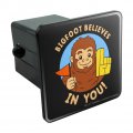 Bigfoot Believes In You Funny Humor Tow Trailer Hitch Cover Plug Insert