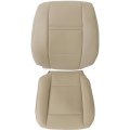 Secos Driver Bottom Top Lean Back Replacement Leather Seat Covers Tan For Bmw E70 X5 2007 2008 2009 2010 2011 2012 2013 
