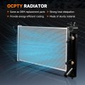 2428 Engine Coolant Radiator For 2005-2008 Toyota Corolla 1 8l Matrix Replace Cu2428 Aluminum Automotive Replacement Radiators