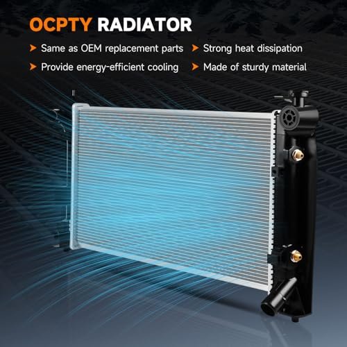 2428 Engine Coolant Radiator For 2005-2008 Toyota Corolla 1 8l Matrix Replace Cu2428 Aluminum Automotive Replacement Radiators