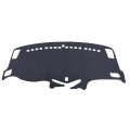 Dashboard Dash Cover For Jeep Renegade 2015 2022 Black Microfiber Leather Anti Glare Uv Protection Mat Airbag Safe Custom Fit 