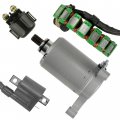 Caltric Stator Starter Solenoid Ignition Coil Compatible With Yamaha Warrior 350 Yfm350 1995-1998