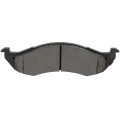 Front D576 Metal 4pcs W Hardware Disc Brake Pad Set