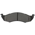 Front D576 Metal 4pcs W Hardware Disc Brake Pad Set