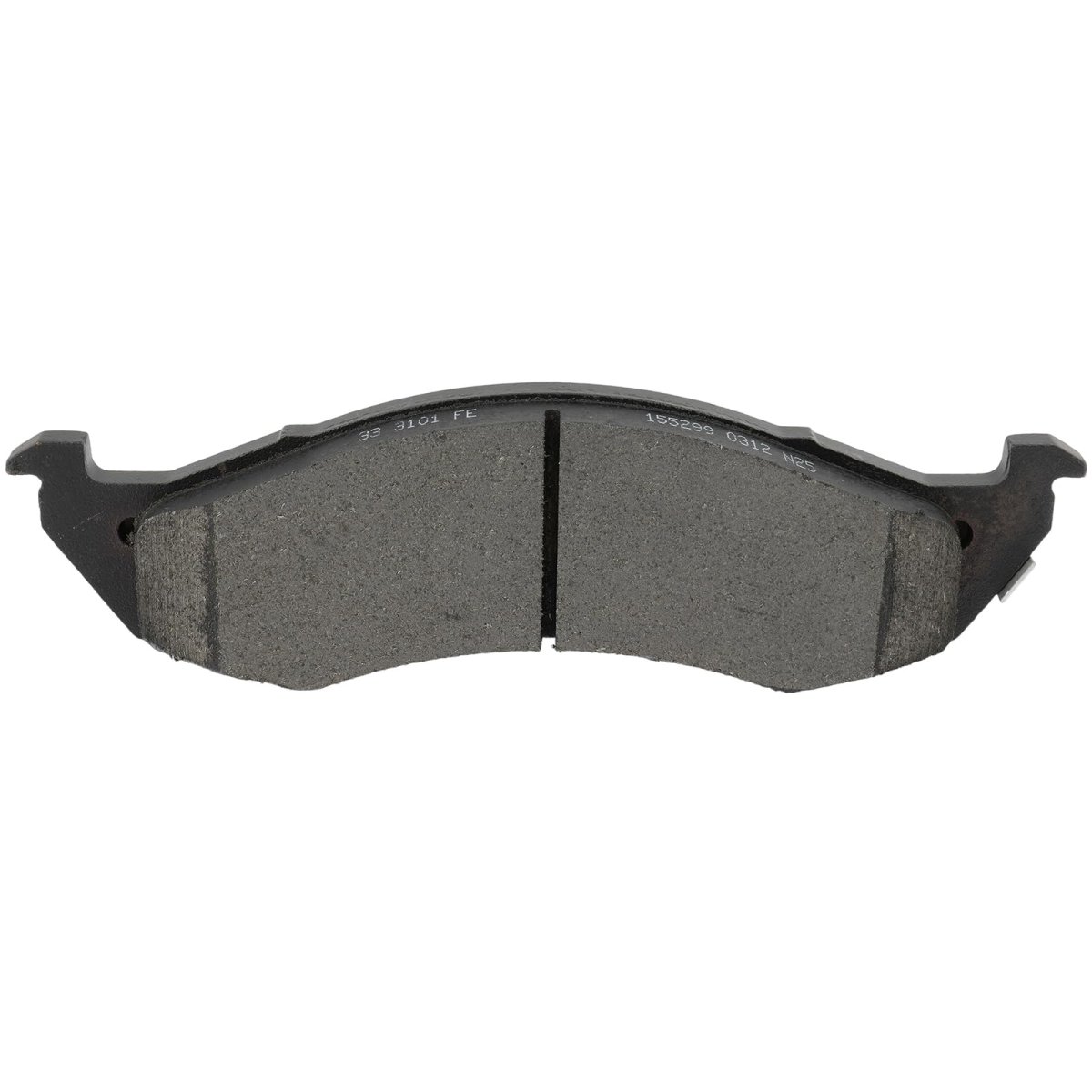 Front D576 Metal 4pcs W Hardware Disc Brake Pad Set