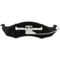 Front D576 Metal 4pcs W Hardware Disc Brake Pad Set 