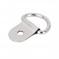X Autohaux 30pcs Silver Tone D Shape Tie Down Anchors Lashing Rings For Car Truck Trailer Cargo Rv Boats