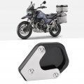 Motorcycle Kickstand Pad Foot Side Stand Extension Support Durable Cnc Aluminum Alloy Replacement For Moto Guzzi V85tt 2018a