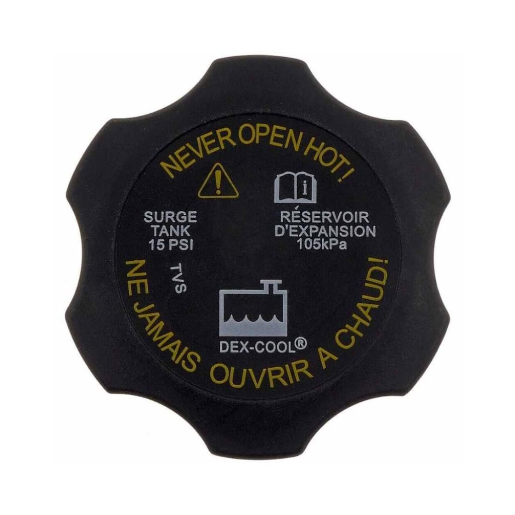 Coolant Reservoir Cap For Chevy Traverse 2013 2014 2015 2016 2017 Black Plastic Twist Type 65 3 Millimeters Diameter Replaces