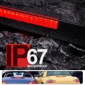 Mingrui Test Red Led 3rd Third Brake Light For Porsche Boxster 986 1996-2004 Rear Center High Mount Smoked Lens
