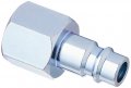 Milton S-763-1 3 8 Fnpt Highflowpro V-style European Interchange Steel Air Plug Fitting High Volume Low Pressure Application 