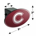 Colgate University Primary Logo Oval Tow Trailer Hitch Cover Plug Insert
