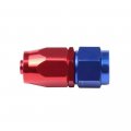 4pcs 6an An6-6an Redblue Straight Swivel Fuel Oil Hose End Fittings