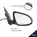 Spieg To1321295 Passenger Side Mirror Replacement For Toyota Corolla 2014-2019 Power Heated Manual Folding W Turn Signal Light