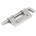 Uxcell 53mmx18mm 304 Stainless Steel Right Hand Spring Loaded Barrel Bolt Latch
