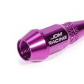 Auto Dynasty 45mm Anodized Aluminum Valve Stem Caps Spiked Head Design Car Accessories Universal Fit For Most Vehicles Purple