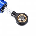 Motoforti Universal Motorcycle Steering Damper Blue Adjustable Linear Stabilizer For Scooters Steetbike