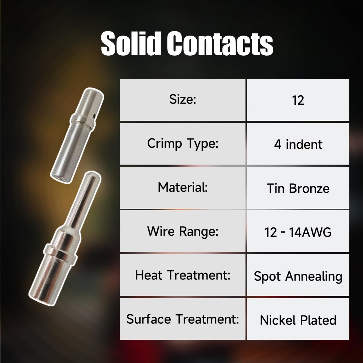 Dtp Connector Kit 2 Pin 14 Awg Waterproof With Size 12 Solid Contact 2 Sets For Car Motorcycle Truck Boap Connector Kit 2 Pin