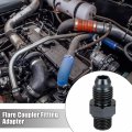 X Autohaux Black 4an Male To M10 1 0mm Thread Tube Hardline Fuel Line Adapter Oil Gas Pipe Fitting