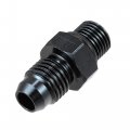 X Autohaux Black 4an Male To M10 1 0mm Thread Tube Hardline Fuel Line Adapter Oil Gas Pipe Fitting