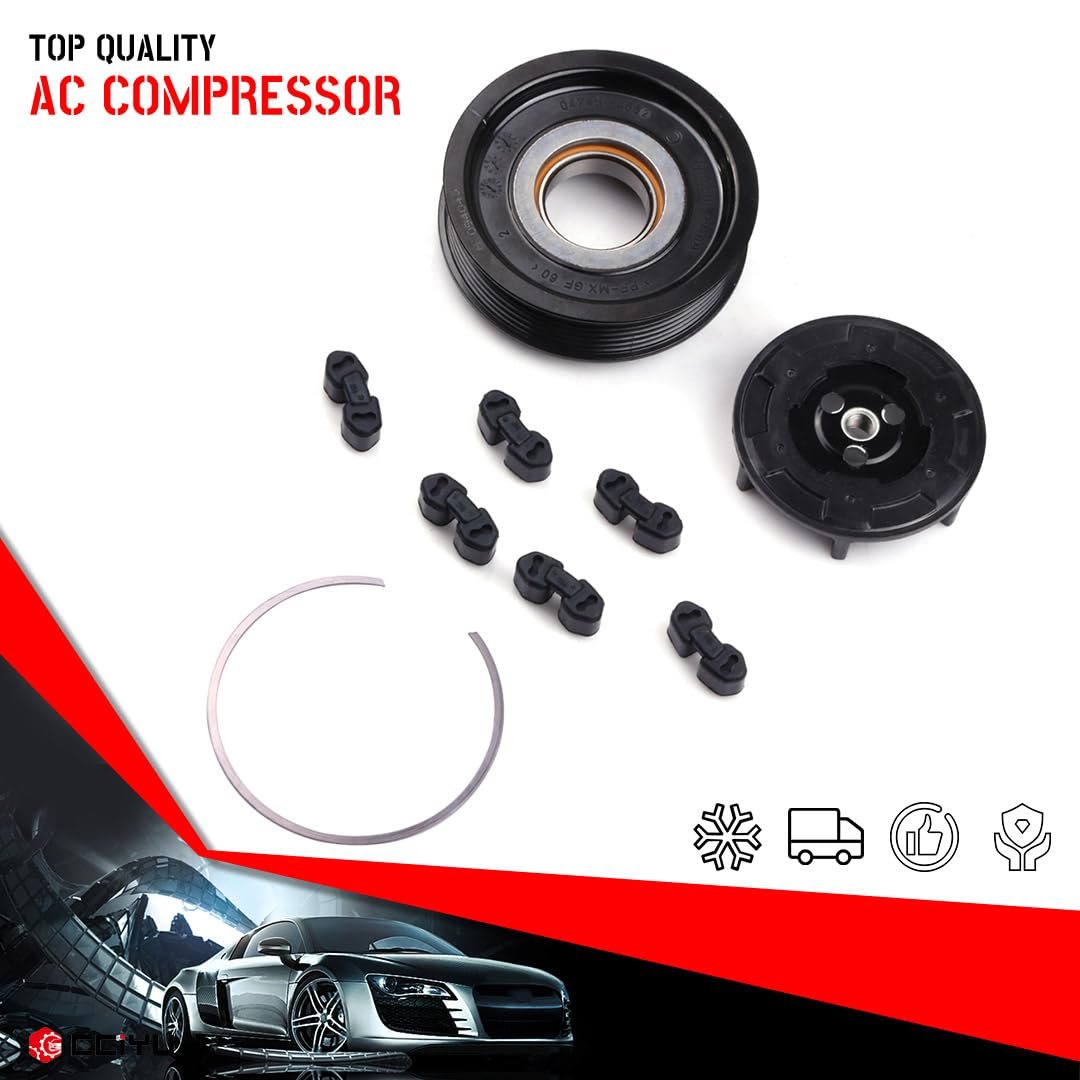 Ac Clutch Kit For Mercedes Benz S0 5 5l 2007 2011 S450 4 7l 2008 Cl550 5 2009 Fits 7seu17c Compressor Part Silver