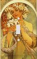 Fine Art Mucha Flowers Decorative Switchplate Cover 