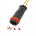 X Autohaux 2pcs Car Front Rear Brake Pad Electronic Wear Sensor Indicator 1645401017 2205401517 For Mercedes-benz Ml350