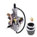 Carburetor Carb Replacement For Honda Atc200s 1984 To 1986 And Trx250ex 2x4 2001 2008 Includes Fuel Filter Air 