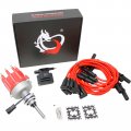 Dragon Fire Performance Power Pack Complete With Ignition Distributor Low Ohm Spark Plug Wires And Coil Compatible 1992-1997