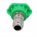Uxcell 1mm Dia 25 Degree Spray Nozzle Universal Pressure Washer Accessories Green 3pcs