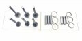 Shsiyayh D1503 Valves Set Stem Oil Seal Compatible For Kubota Engine Tractor L2900 L3000 L3010 L3130 Excavator Kx91-3 U35