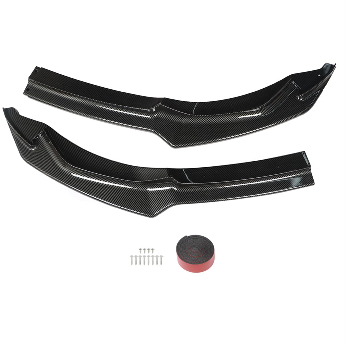 Front Bumper Splitter Carbon Fiber Look Replacement For F80 F82 F83 M4 M3 2015-2019