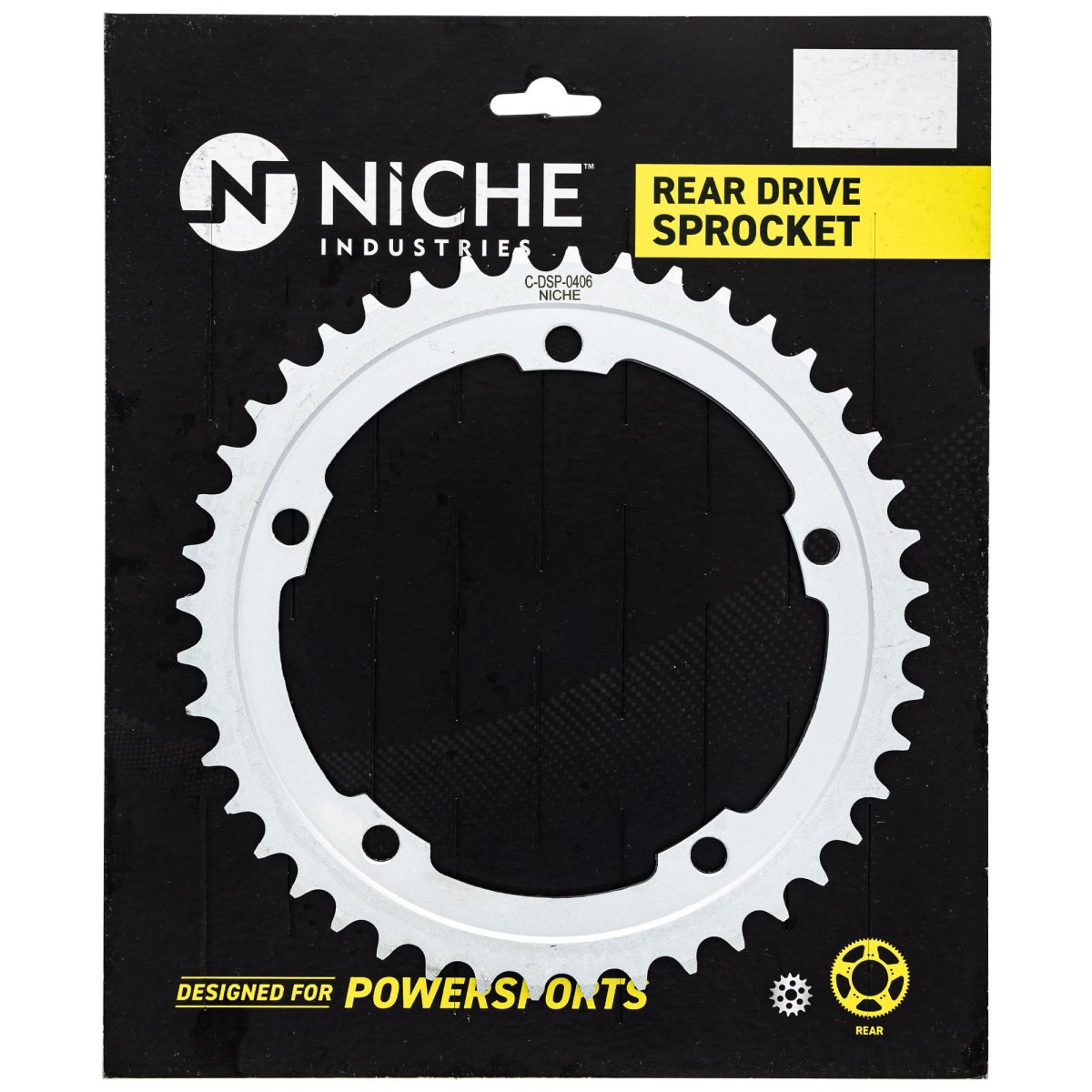 Niche 525 Pitch 44 Tooth Rear Drive Sprocket For Kawasaki Ninja H2 42041-0152