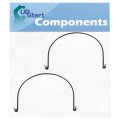 2-pack W10518394 Dishwasher Heating Element Replacement For Whirlpool Wdf310paab3 W10134009 Heater