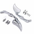 Httmt Mt252-007 Ttt002- Teardrop Mirror Compatible With Cruiser Royal Star Road V-star Warrior V-max Virago